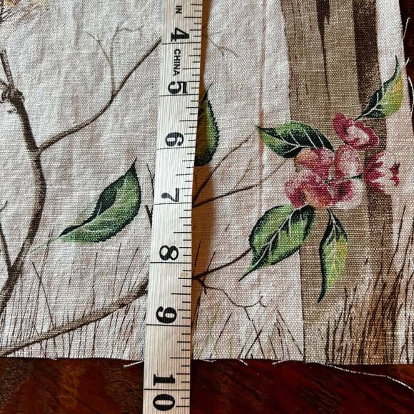 Vintage Fabric Squares For Crafting  Alps Chalet & Jim Dandy Birds Prints - Picture 14 of 16